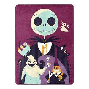 New Movie Nightmare Before Christmas Jack Oogie Plush Fleece Throw Gift Blanket